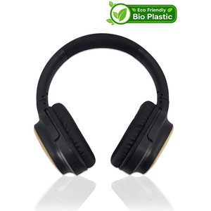 Accuratus Bio Sound Wireless Over-Ear Headphones - Charcoal Black