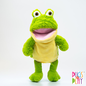 Pugs at Play Talking Frog Hand Puppet Toy