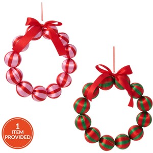 Shiny Bauble Wreath