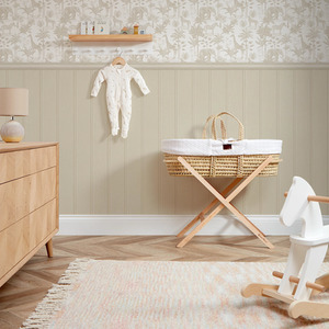 Vintage Explorer Panel Wallpaper in Neutral with Neutral Panel