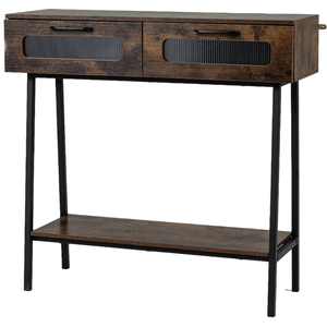 Modern Wooden Narrow Sofa Table