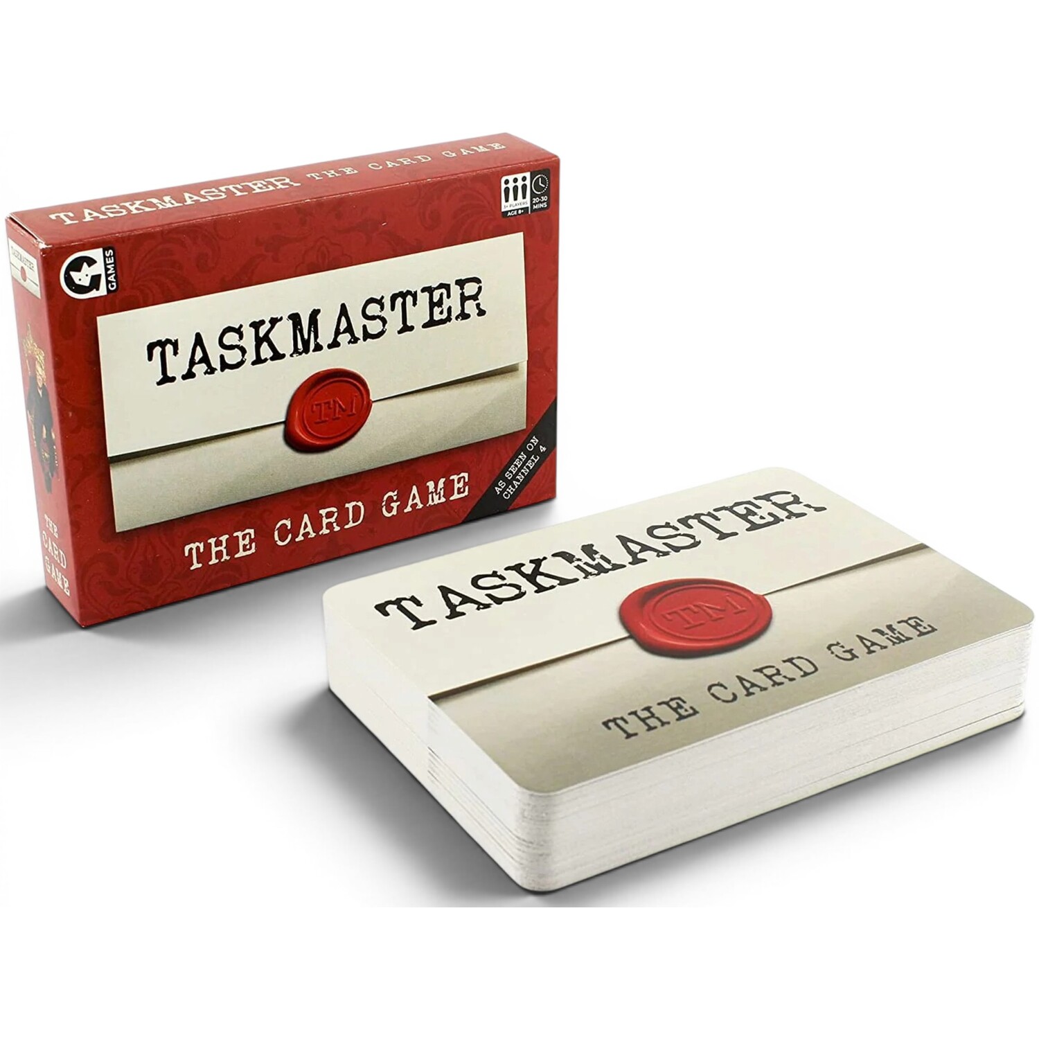 Ginger Fox Taskmaster Novelty Card Game - Multicoloured