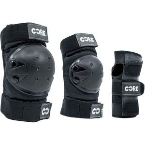 CORE Kids Protection Junior Triple Pad Set (Knee/Elbow/Wrist) + Carry Bag