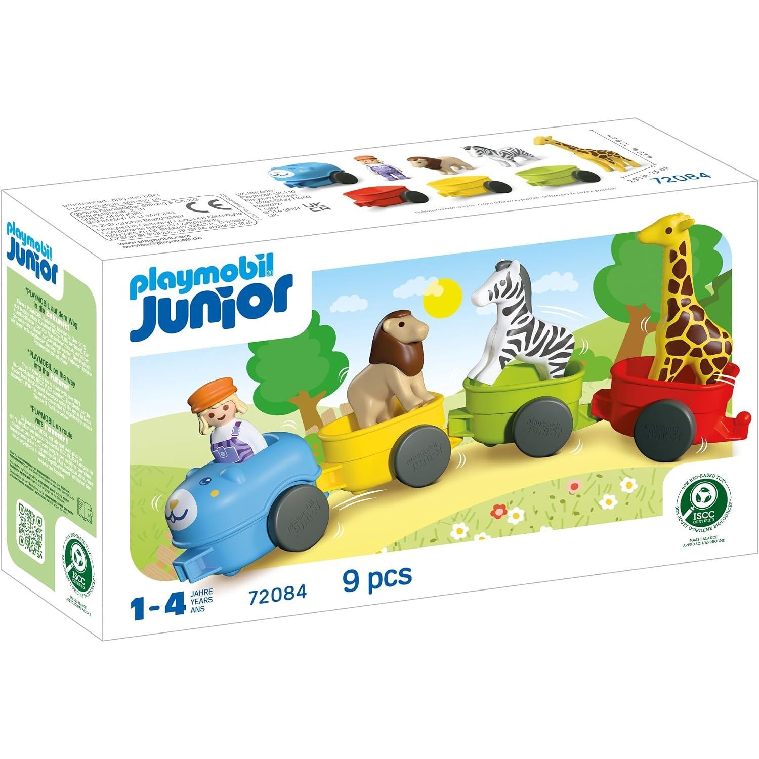 JUNIOR: Animal Train - Yellow