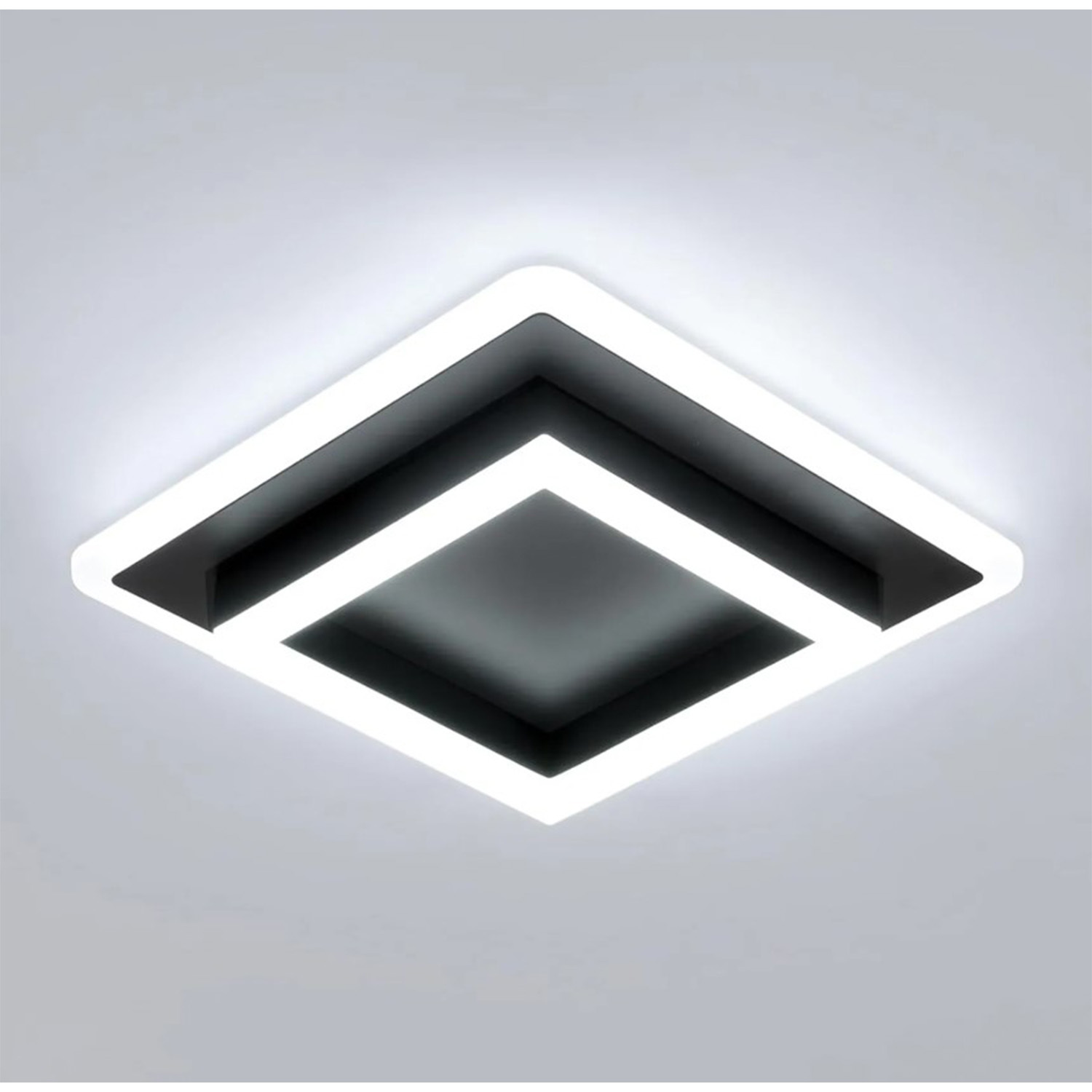 The Bath Plus Tb+ Ceiling Light Square Black - Black