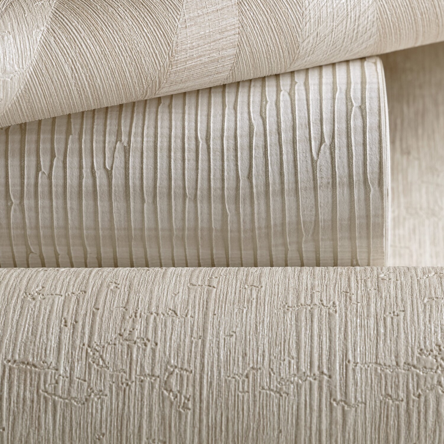 Grandeco Grass Leaves Embossed Neutral Wallpaper - Image 4