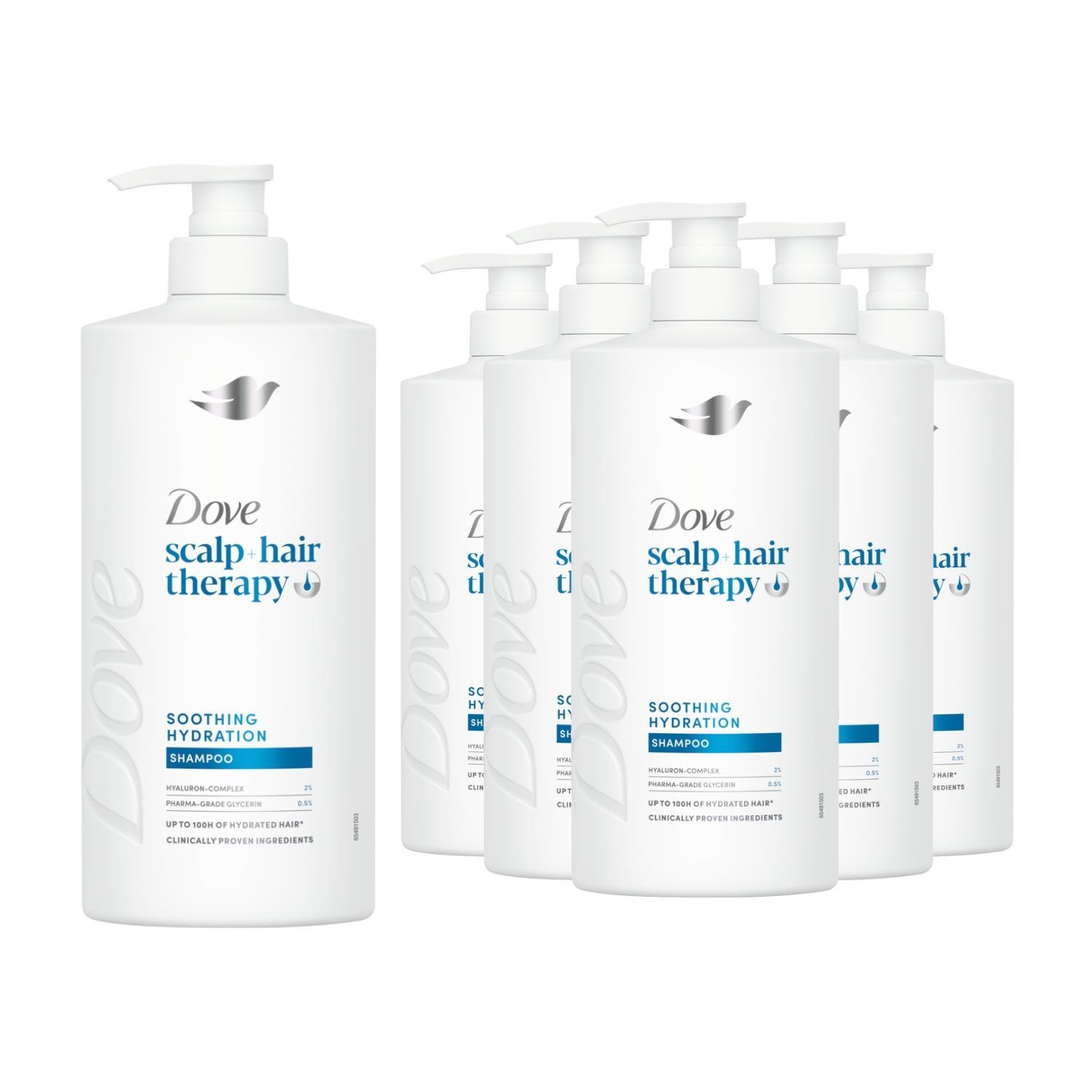 Dove Scalp + Hair Therapy Soothing Hydration Shampoo - White