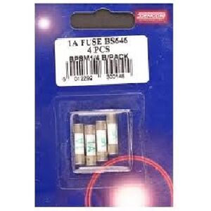 Dencon 1 Amp Fuse to BS646 (Pack of 4)