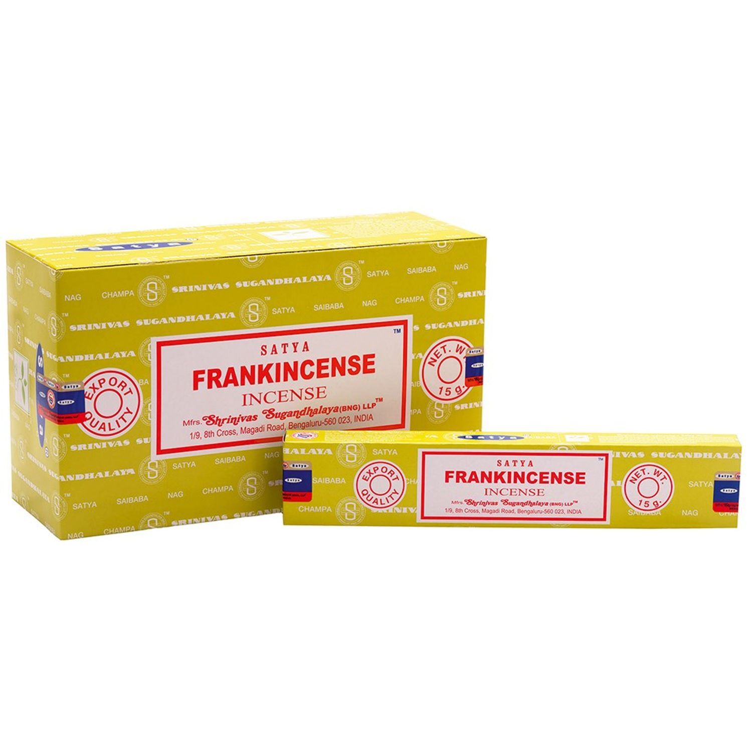 Satya Frankincense Incense Sticks (Pack Of 120) - Multicoloured