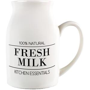 Minimalist Small Porcelain Milk Serving Jug