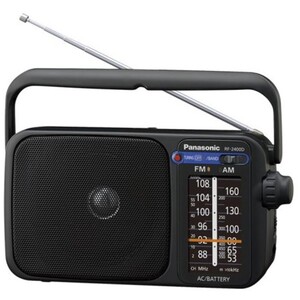 Panasonic RF2400DEB Portable AM FM Radio Black