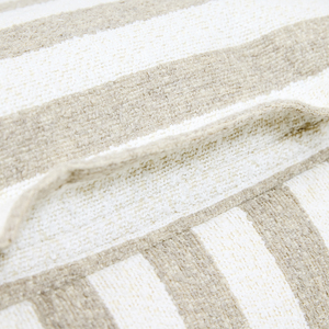 icon Sofia Stripe Boucle Pillow Top Footstool