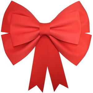 Giant Red Foam Door Bow 85cm - for new cars, homes, Christmas decorations