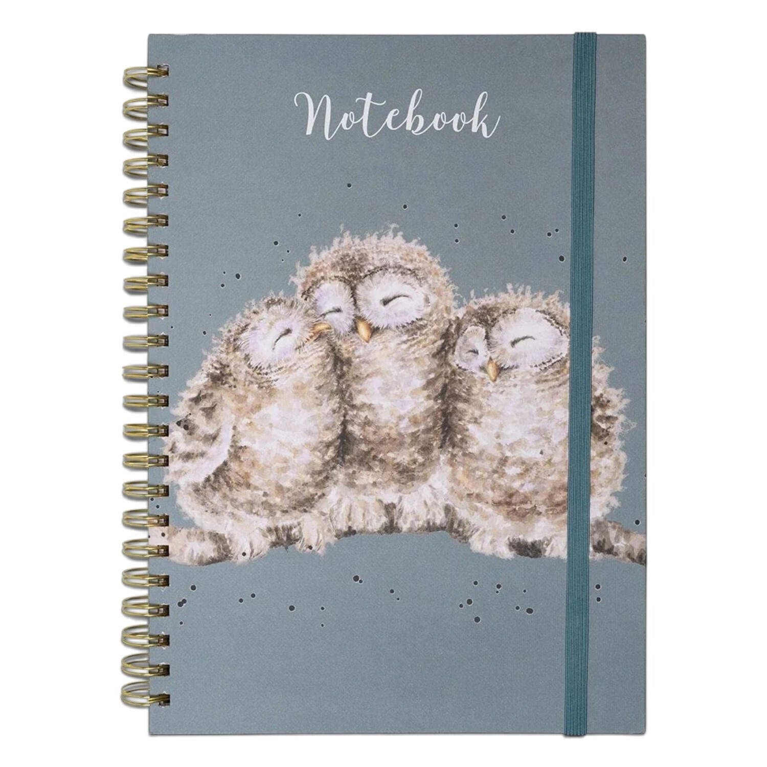 Wrendale Owl Notebook – Cute A4 Spiral Bound Illustrated Hardback Book - Image 3