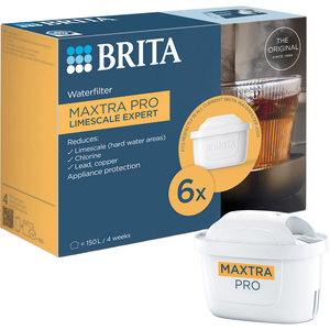 Pack of 6 BRITA MAXTRA PRO Limescale Expert Water Filter Cartridge