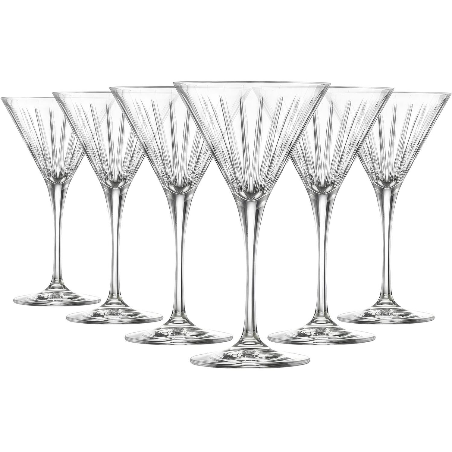 Timeless Martini Glass 18.10cm H21cl Clear Martini Drinking Glassware Pack of 12 - Image 6