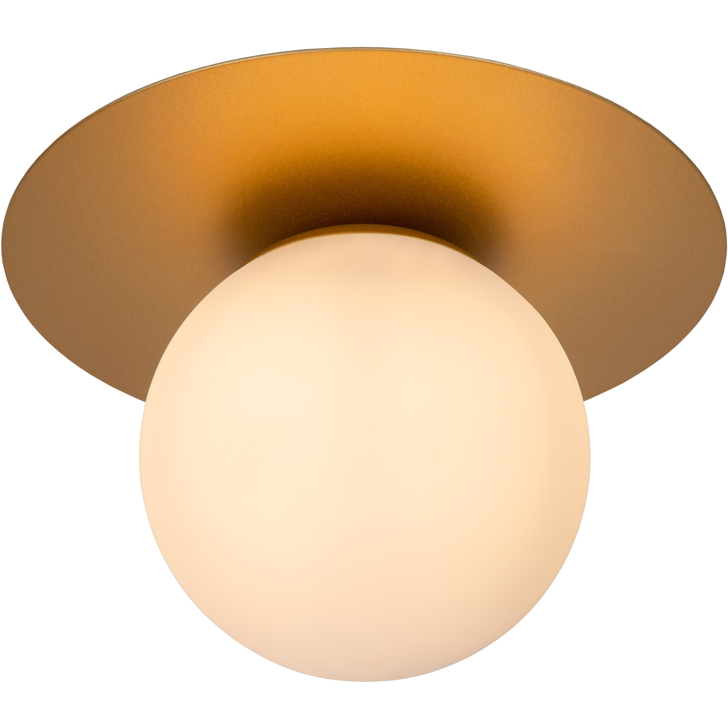 LUCIDE Tricia - Deckenleuchte - Ø 25 cm - 1xE27 - Mattes Gold/Messing - Image 4