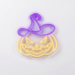 Pegdev Halloween Pumpkin Neon Light with 2m Cable & Switch