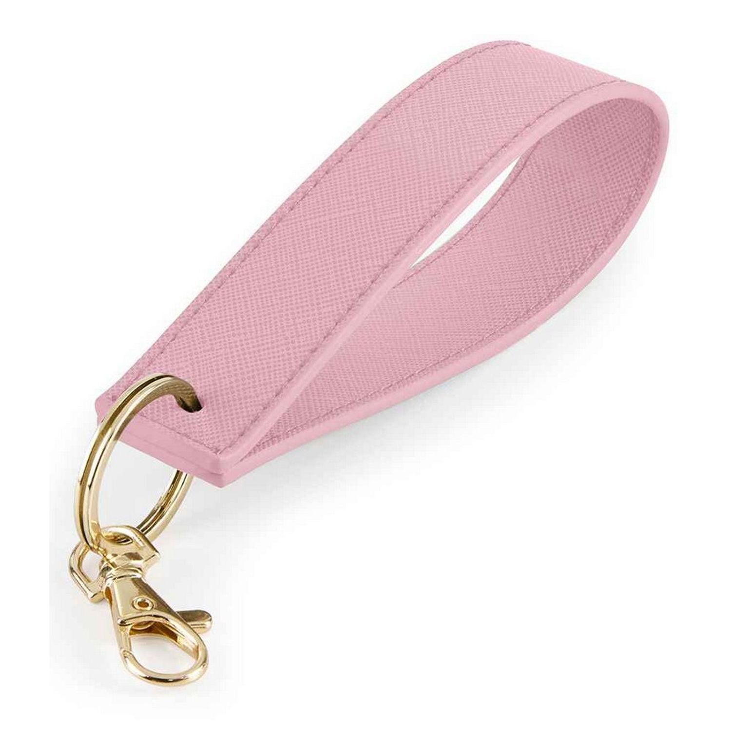 Bagbase (One Size, Dusky Pink) Boutique Wristlet Keyring - Image 2