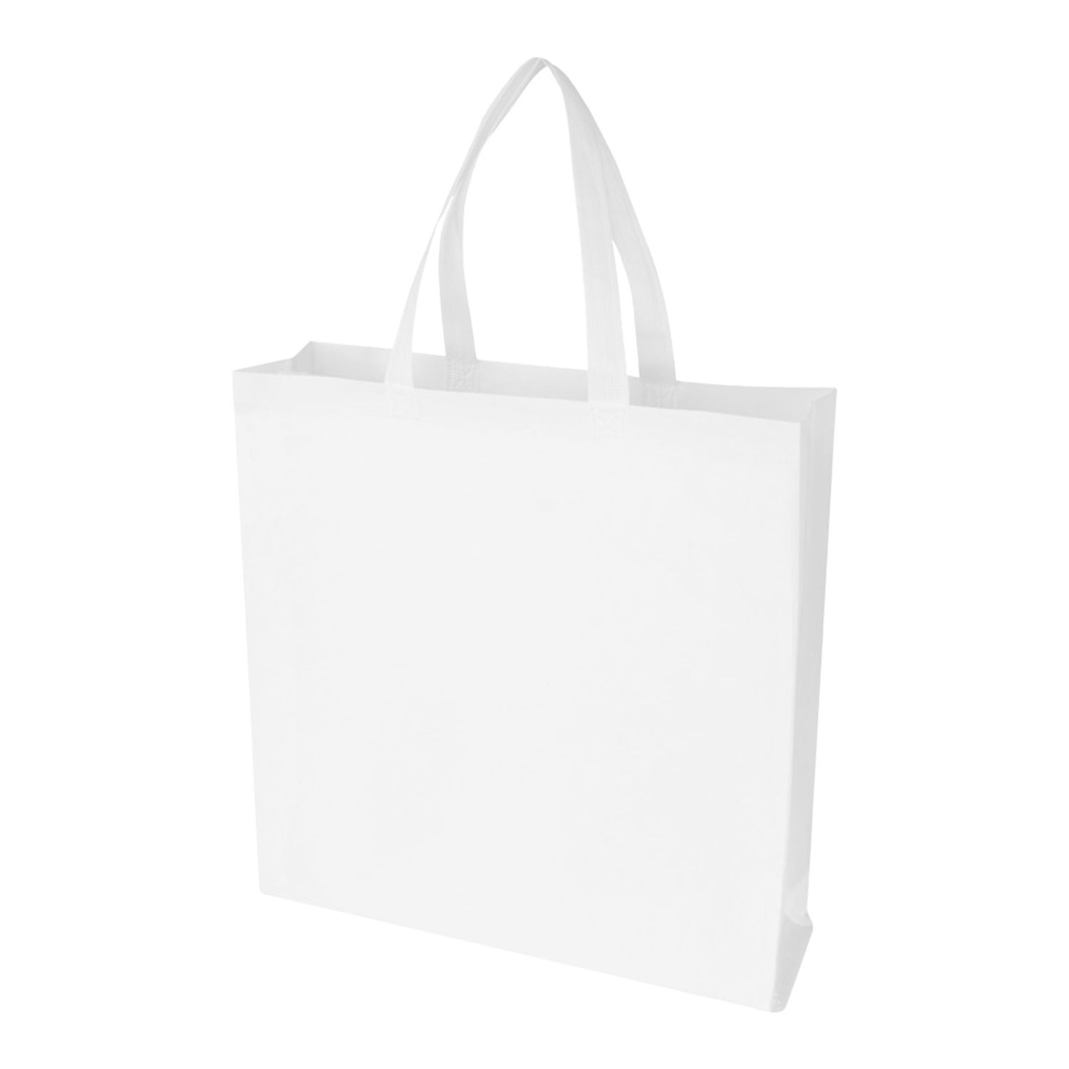 Floso Ecoseal Non-Woven Gusseted 12L Tote Bag B - White