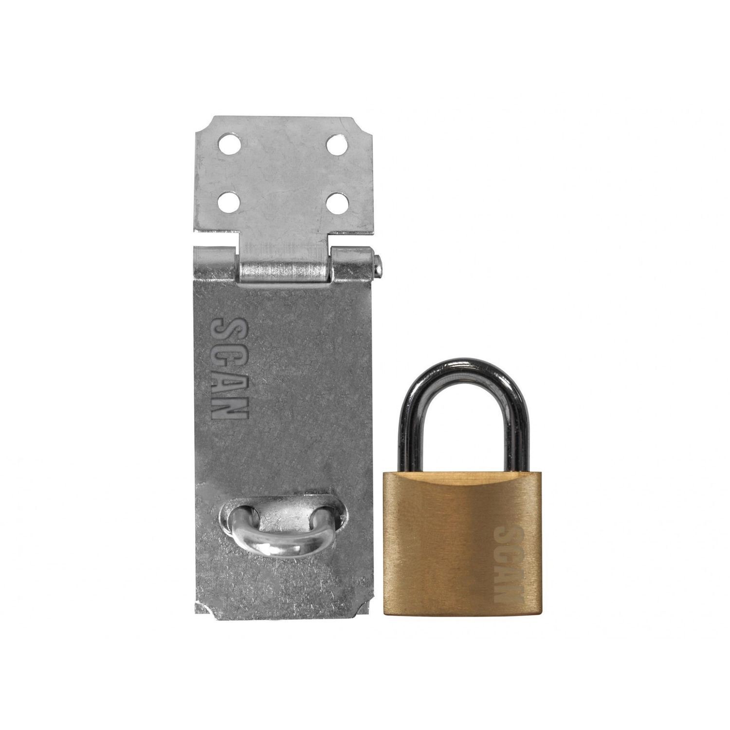 Scan Hasp And Staple + Padlock B - Multi Colour