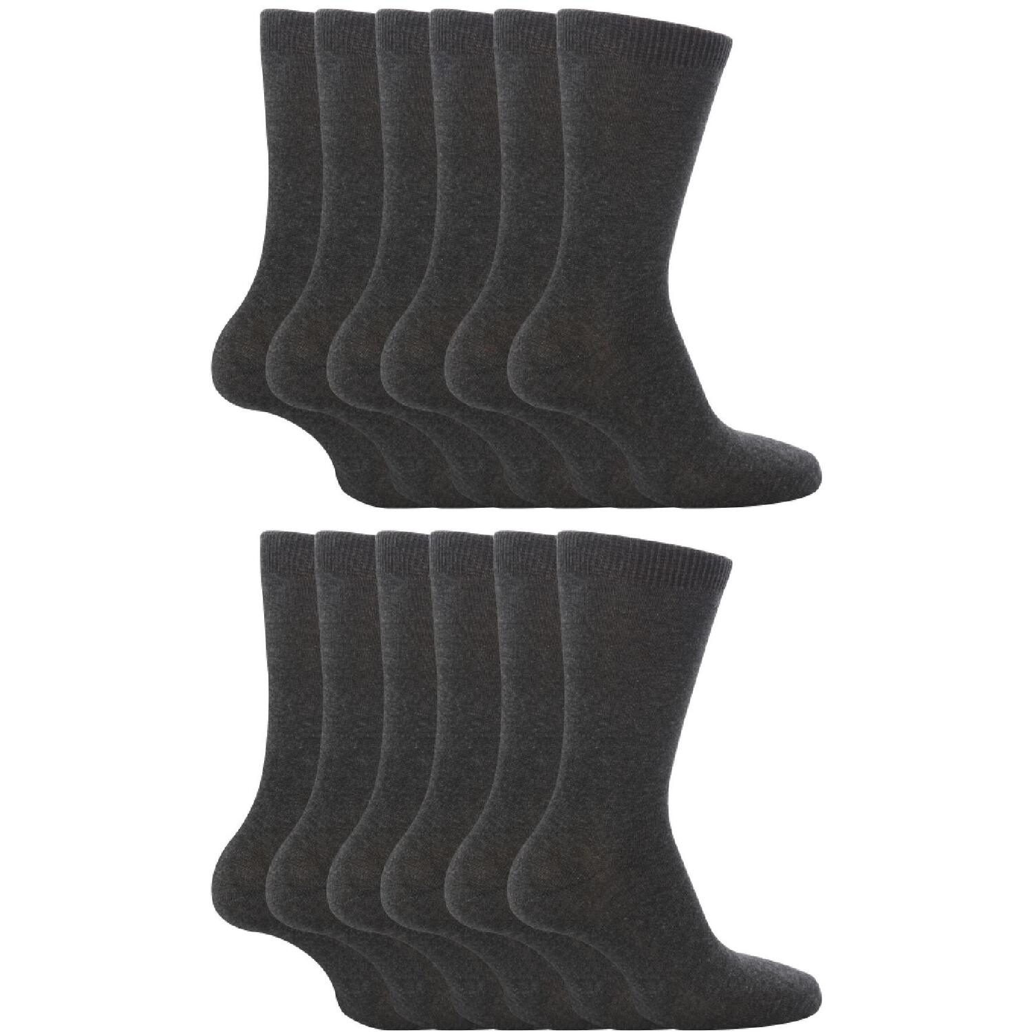 Thmo Sock Snob 12 Pair Plain School Socks Boys & Girls - Image 2