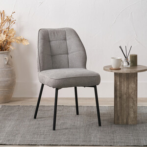 Quilted Back Chenille Dining Chair