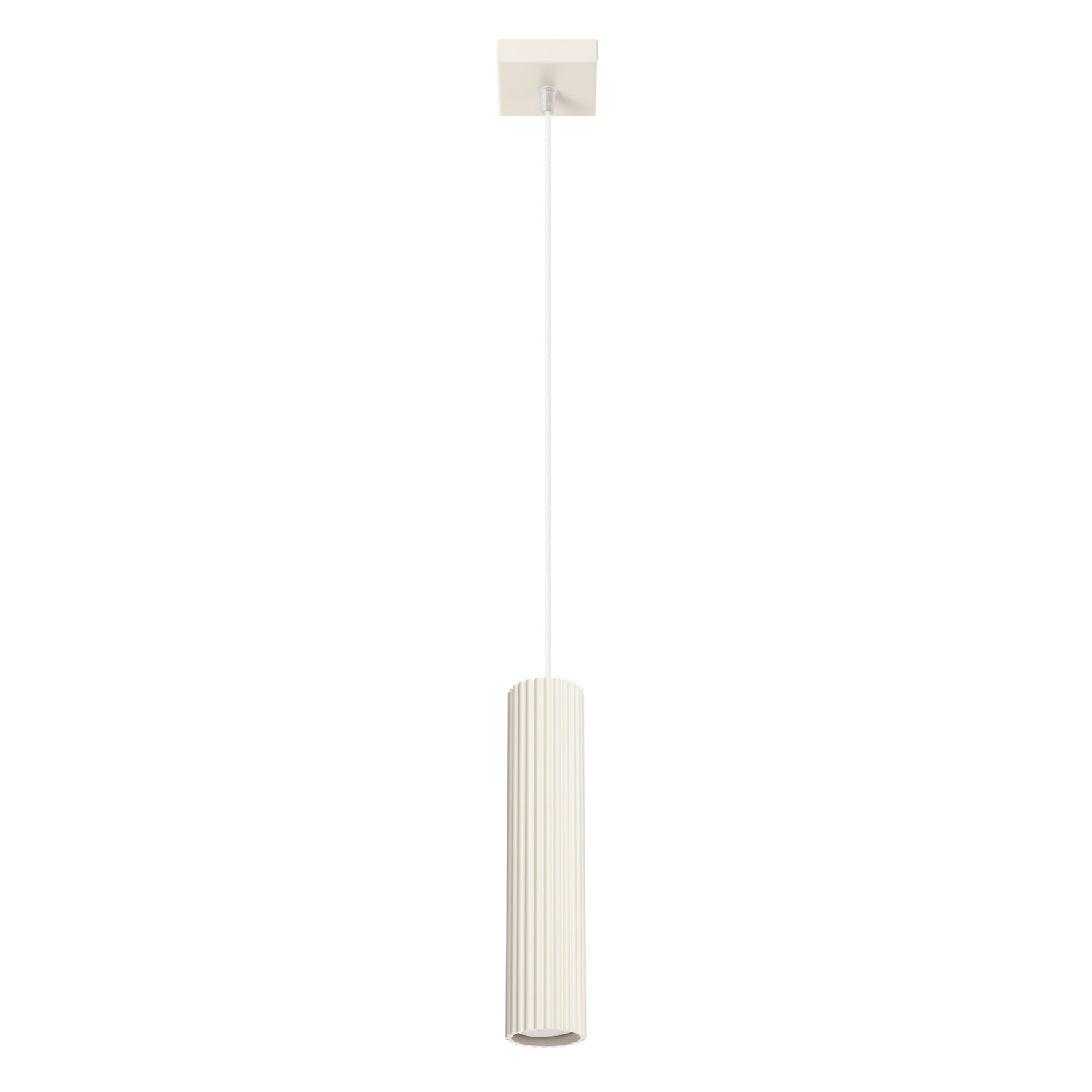 Sollux Lighting Pendant Lamp Karbon 1 Beige - Beige - Image 2