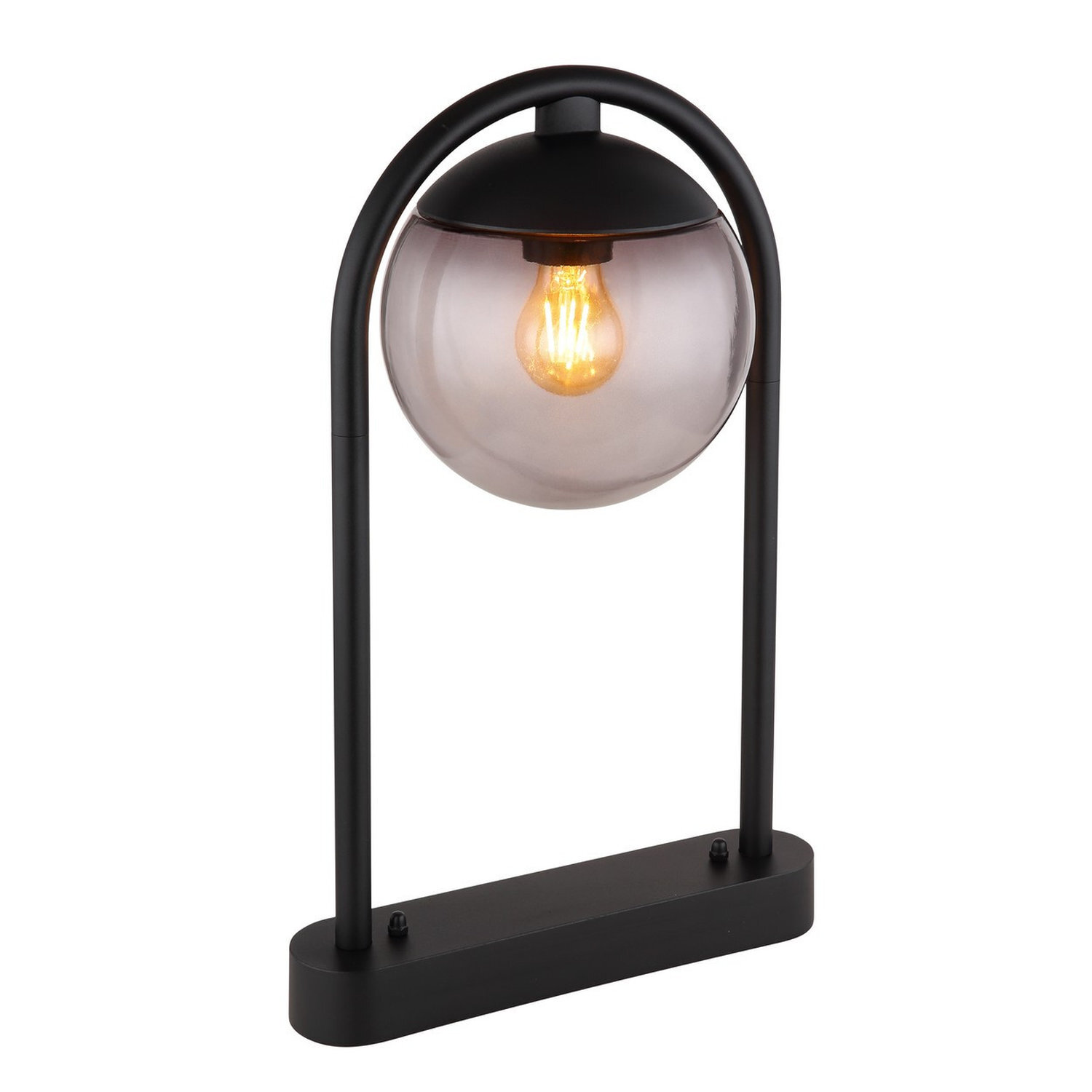 Globo Lighting Michael Pedestal Light Black