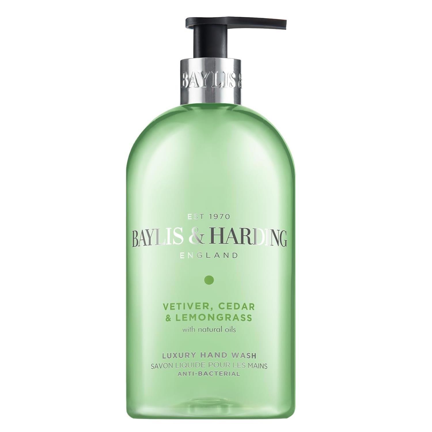Baylis & Harding Unisex Kids Green Vetiver, Cedar & Lemongrass Antibacterial Hand Wash In | Size: 500Ml - Image 3