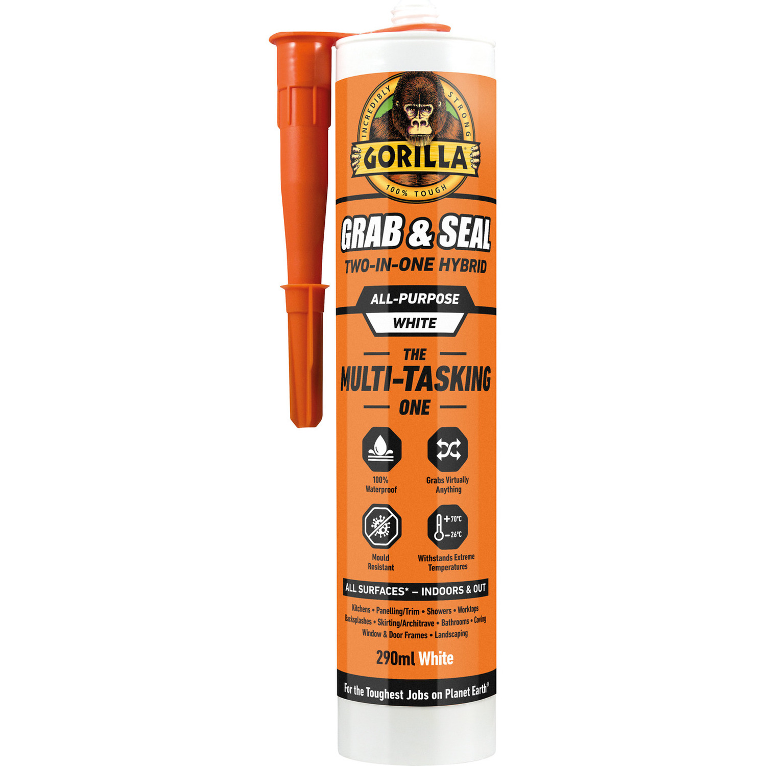 Gorilla Glue Grab & Seal, Waterproof Adhesive & Sealant For Home M - Image 5