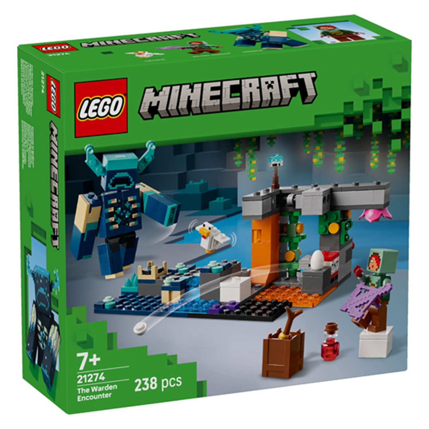 Lego Minecraft The Warden Encounter Toy Set 21274 - Image 14