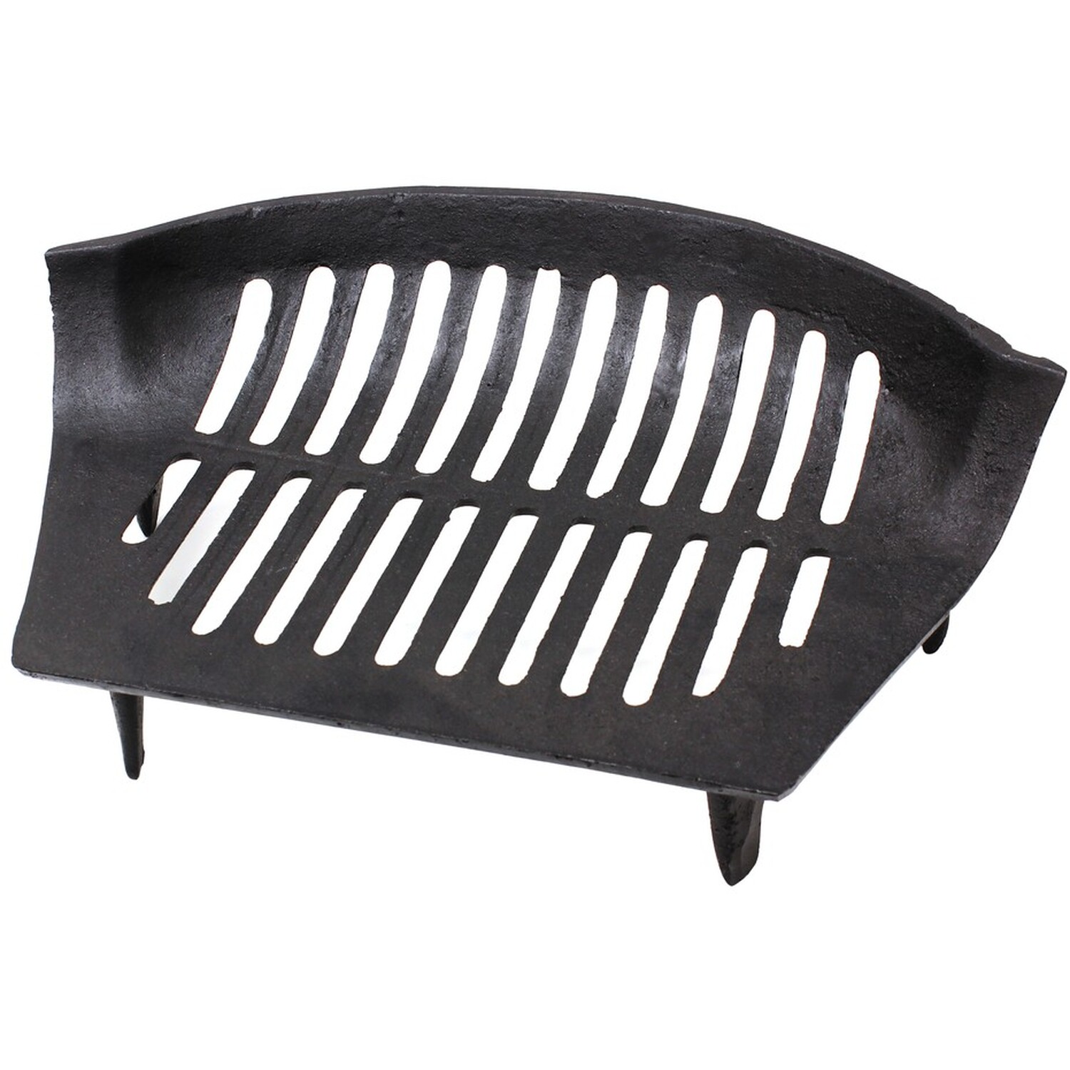JVL Chiltern Cast Iron Fireside Log Coal Fire Grate - Black