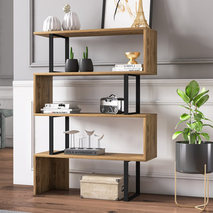 Adria 4-Tier Bookshelf Shelving Unit