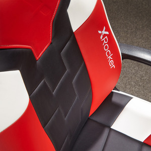 Red/White X Rocker Saturn Esport Gaming Chair shot 1170600