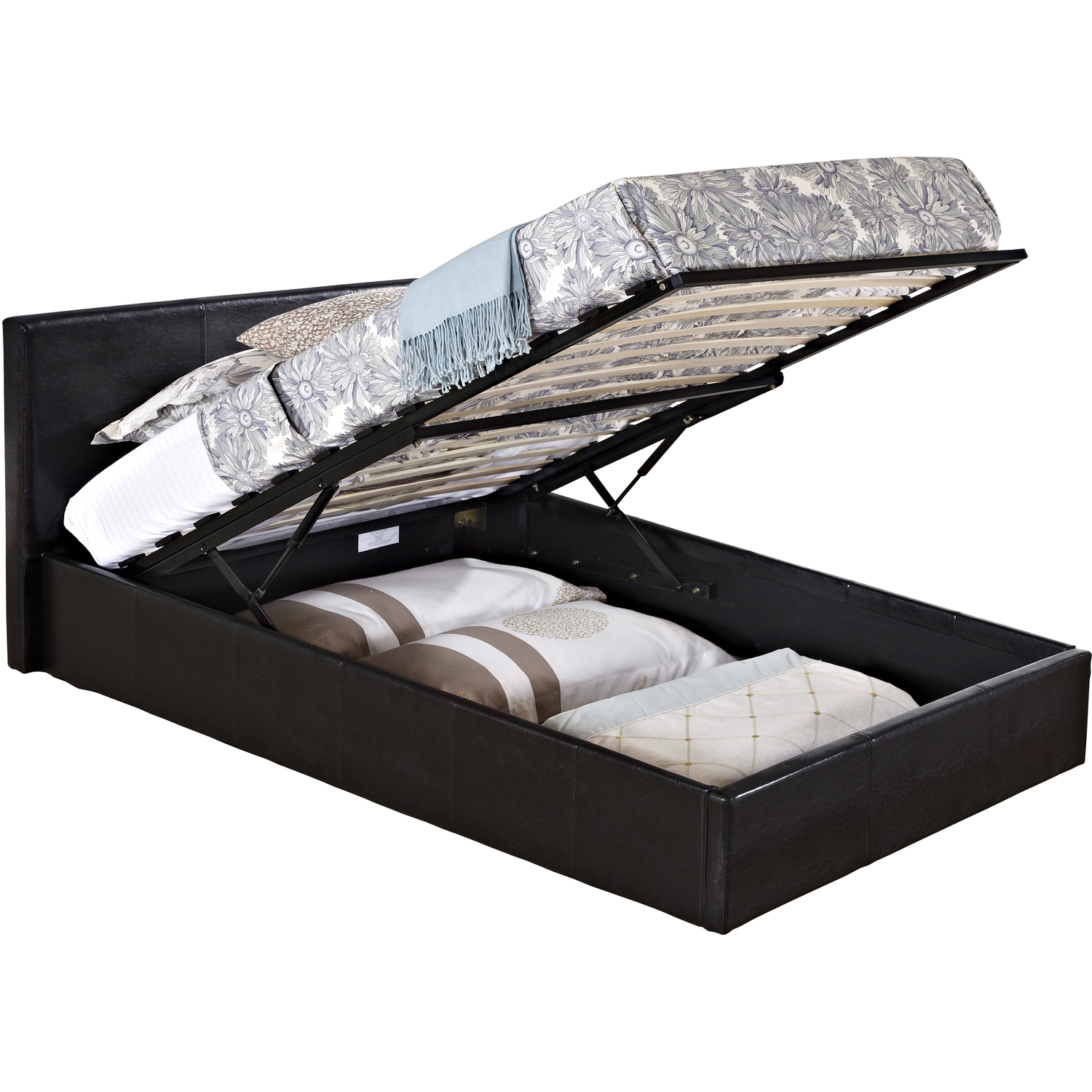 Birlea Berlin Ottoman Bed - Brown Single