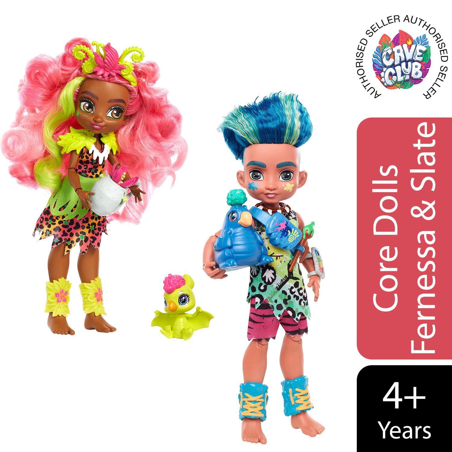 Image of Cave Club Trendy Dolls and Pets - Fernessa and Slate Fashion Dolls