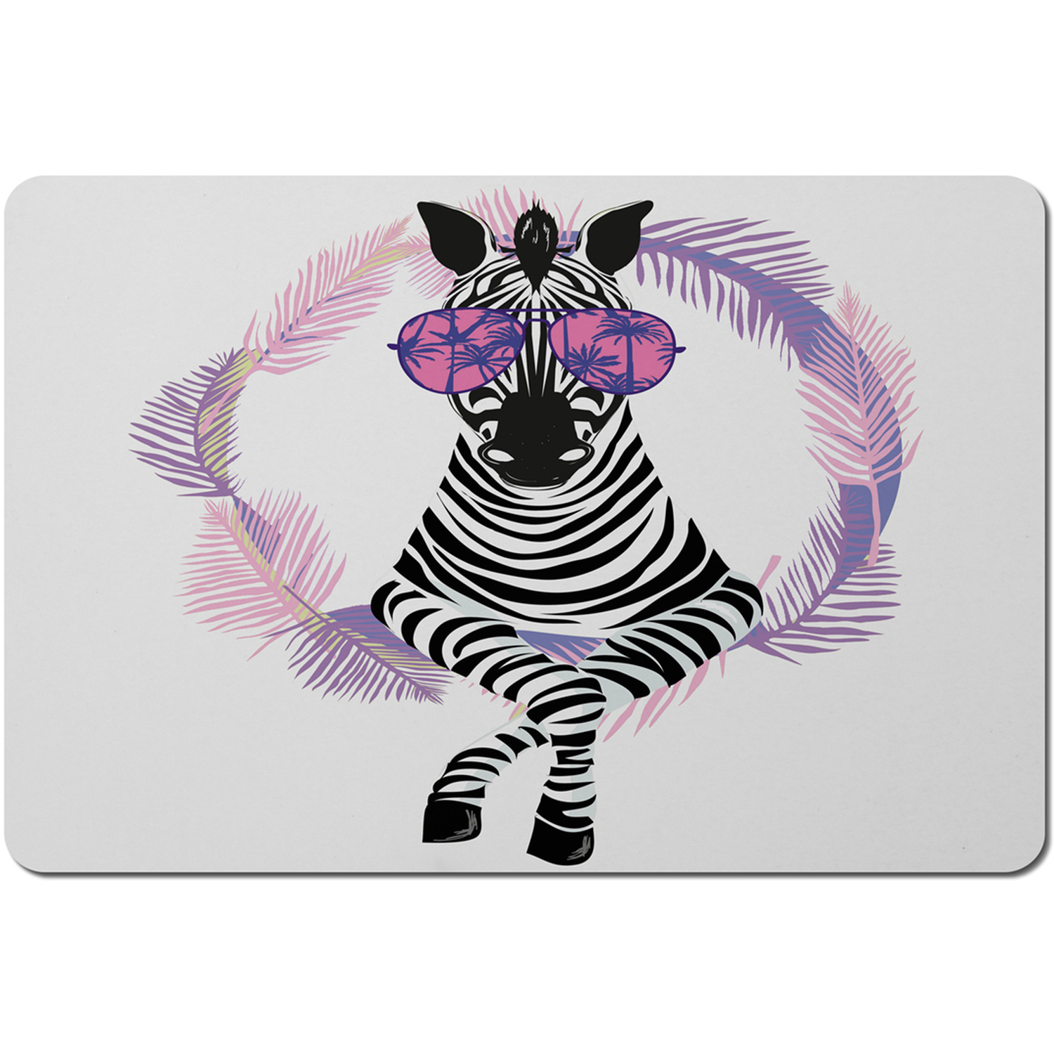 Pink Zebra Placemat - Pink