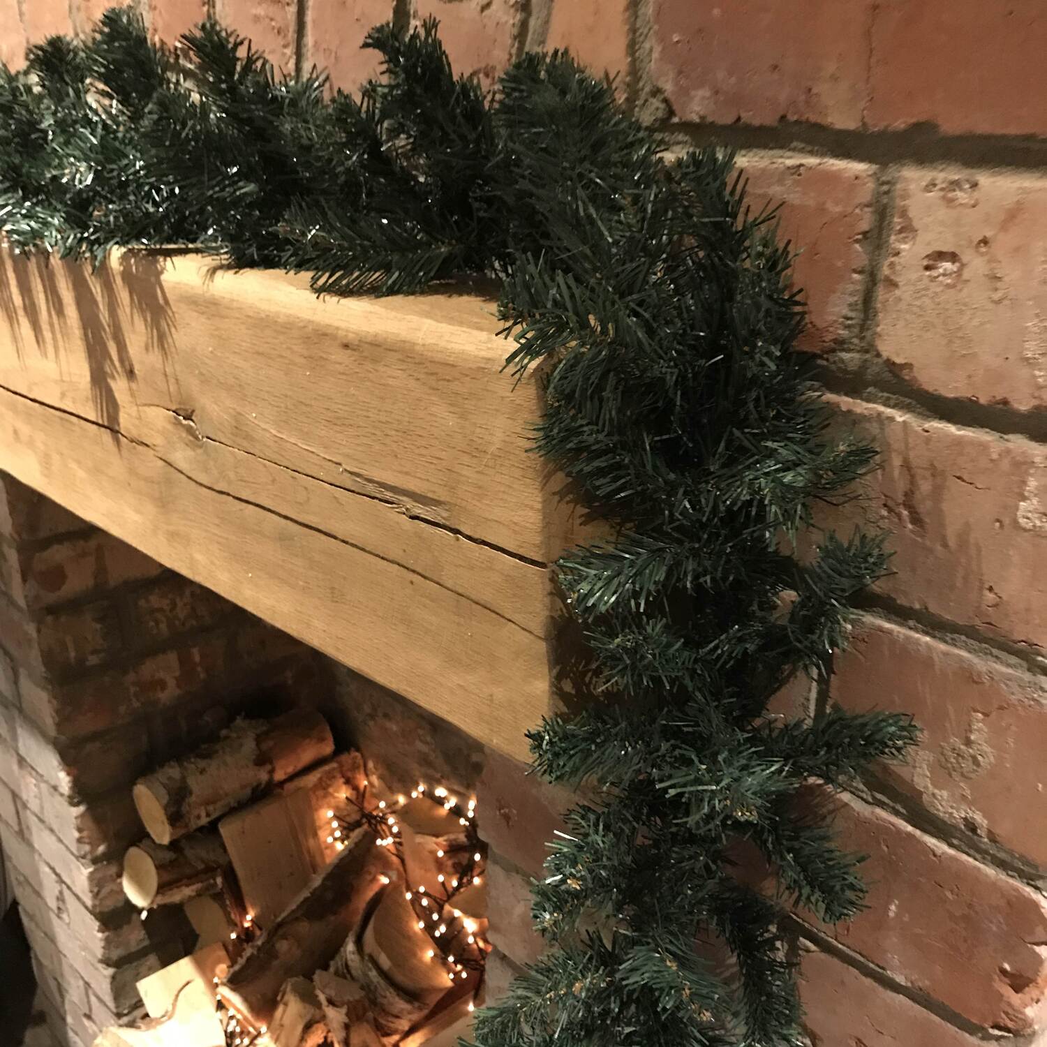 Woodland Pine PVC Christmas Garland - Green