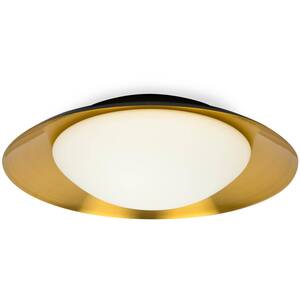 Side LED Indoor Medium Flush Wall Light Black, Copper