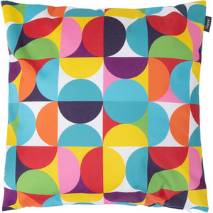 Circular Geometric Outdoor Cushion