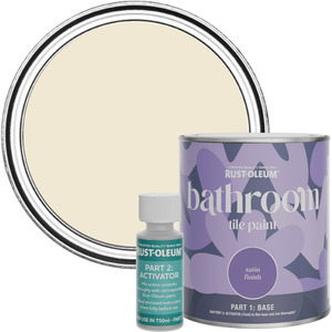 Rust-Oleum Bathroom Tile Paint in Satin Finish - Quarry Lime 750ml