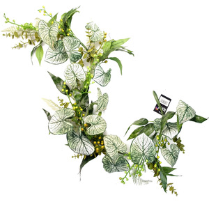 Artificial Hanging Trailing Plant Alocasia Sinuata