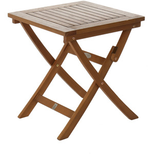 Charles Bentley Wooden Square Foldable Table