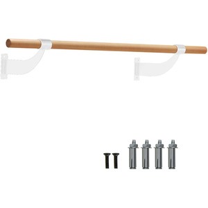 4FT Wall-Mounted Single Ballet Bar