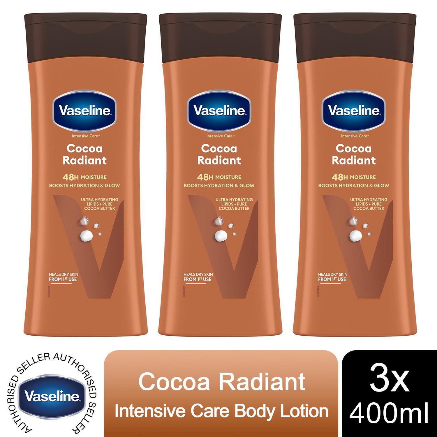 Vaseline Intensive Care Body Lotion Cocoa Radiant 400ml - Buy 3 / 3