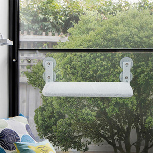 Cozy Window Cat Hammock Perch with Suction Cups