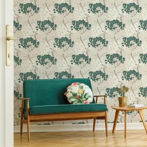 Fresco Lykke Trees and Floral Wallpaper
