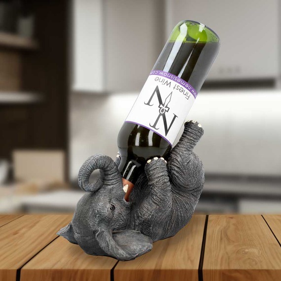 Black Bat Guzzler Wine Bottle Holder Guzzlers 23cm