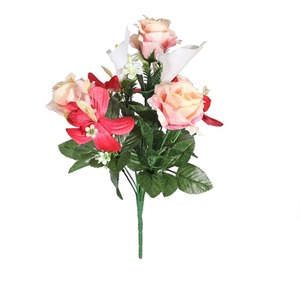 Orchid and Rose Mixed Bunch